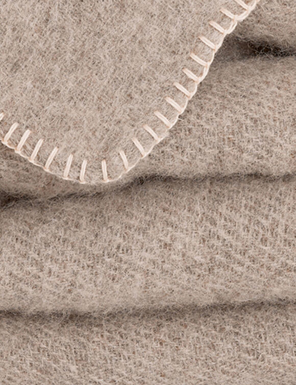 Couverture pure laine fabrication fran&ccedil;aise 400 g/m&sup2; (gr&egrave;ge)