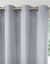 Rideau bachette uni tamisant oeillets (gris perle)
