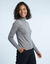 Pull col roul&eacute;, Sp&eacute;cial Petites (gris)