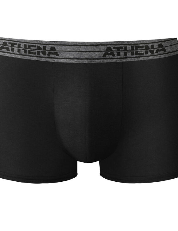 Boxer Basic Coton - lot de 4 (noir)