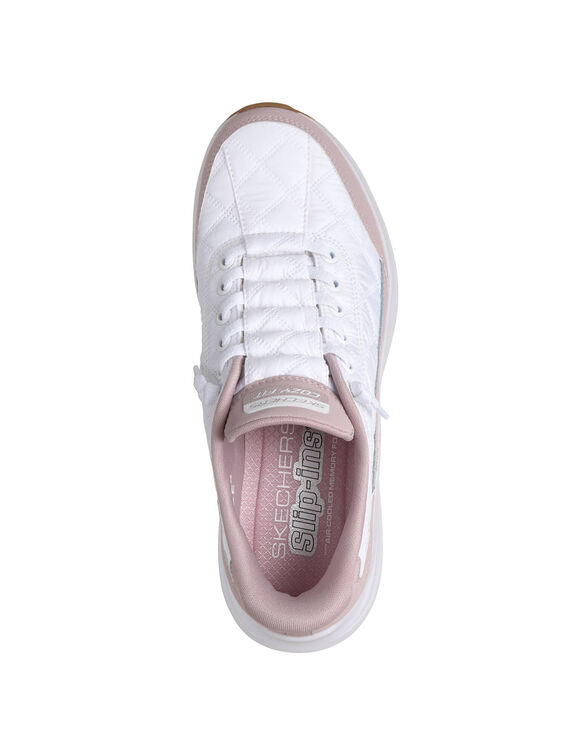 Baskets l&eacute;g&egrave;res SLIP-INS : CONTOUR FOAM - COZY FIT&trade; (blanc / rose)