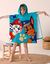 Paw Patrol&reg;-badponcho voor kinderen van badstof en fluweel van katoen - 320 g/m&sup2; (smaragd)