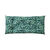 Long coussin de sol imprimé feuillage (amande)