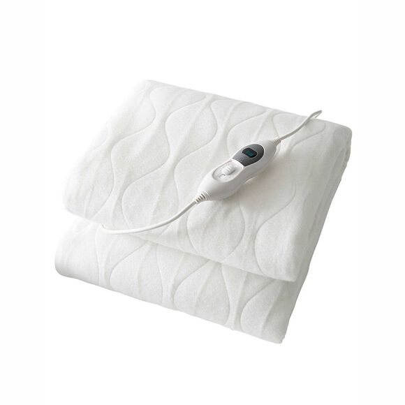 Topdekmatras met automatische verwarming (wit)