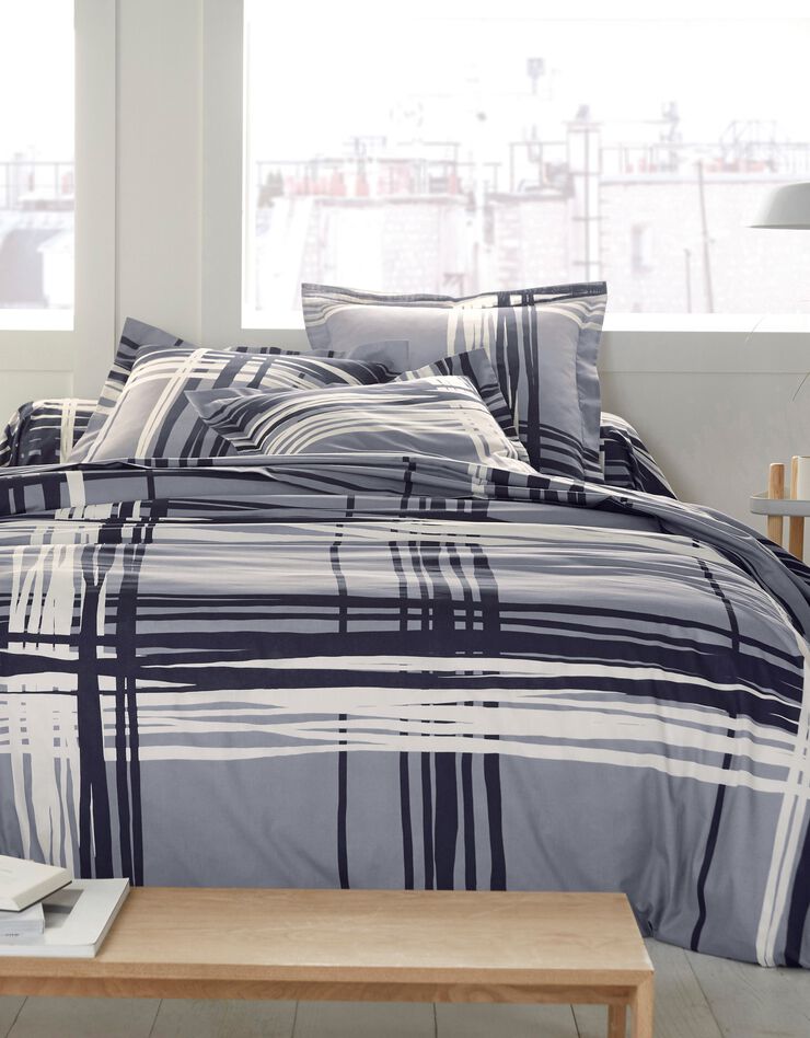 Linge de lit Augustin coton (gris)