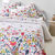 Linge de lit Folk imprim&eacute; - coton 57 fils/cm&sup2; (&eacute;cru)