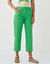 Rechte 7/8-broek met stretch (appelgroen)