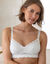 Soutien-gorge forme embo&icirc;tante en dentelle et tulle stretch Guspini - sans armatures (ivoire)