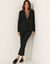 Veste blazer fluide, manches longues (noir) Veste blazer fluide, manches longues (noir)