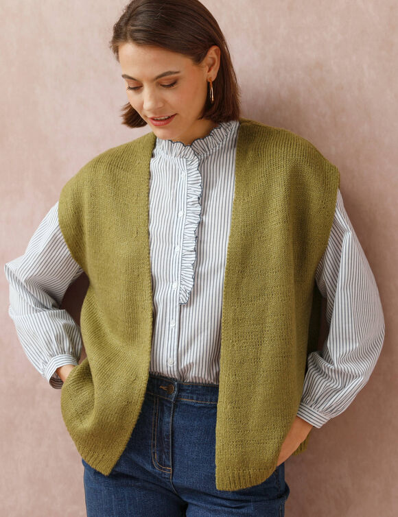 Gilet sans manches (vert olive)