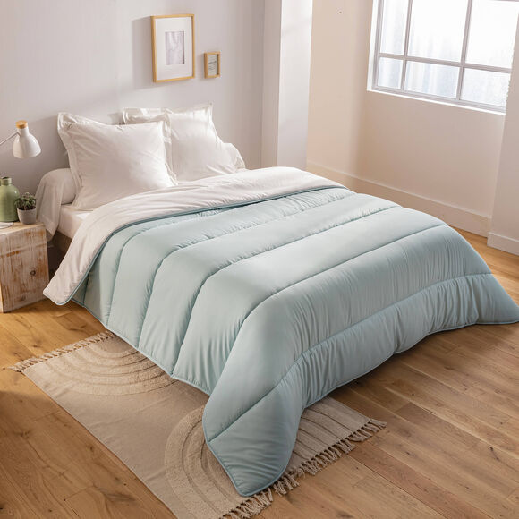 Couette microfibre imprim&eacute;e Pastel 200g/m&sup2; (bleu)