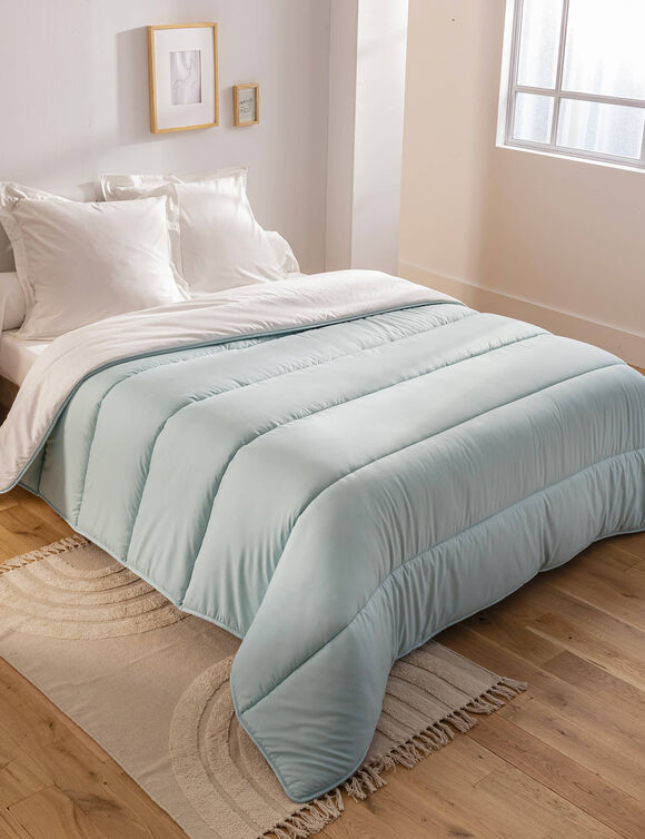 Dekbed in microvezel met Pastel print 200g/m2 (blauw)