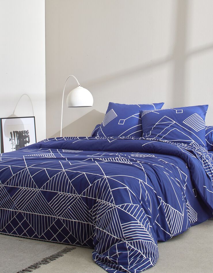 Bedlinnen Hector, katoen (blauw)
