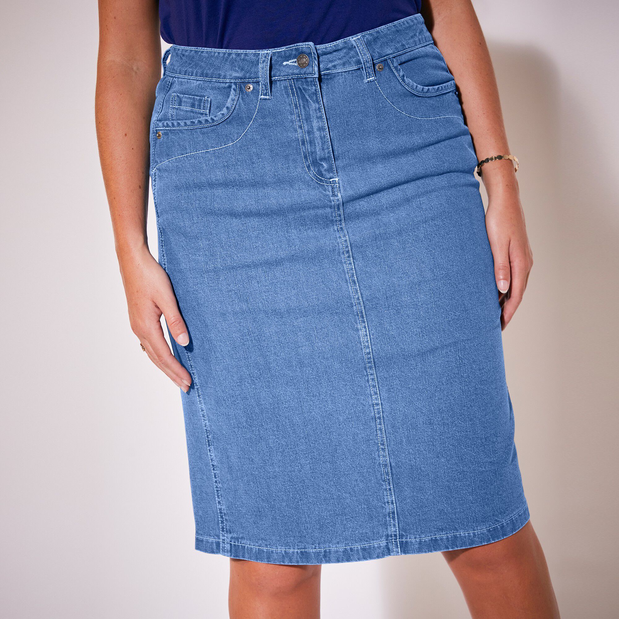 Rechte jeansrok | Blancheporte