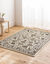 Tapis rectangulaire motifs perse (beige)