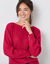 Pull col bateau, maille anglaise toucher doux (framboise) Pull col bateau, maille anglaise toucher doux (framboise)