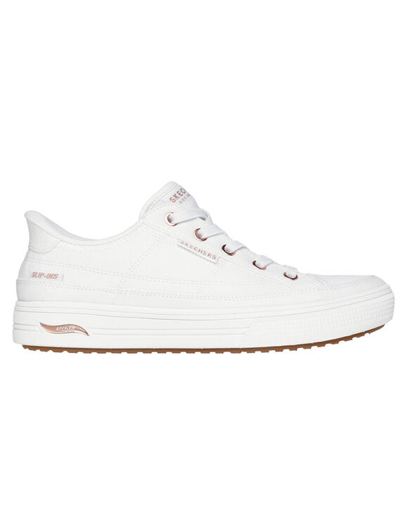 Baskets toile SLIP‑INS : ARCH FIT ARCADE (blanc)