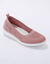 Ultralichte ballerina's in mesh (roze)