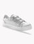 Sneakers met scratchsluiting en pailletten - wit/zilverkleur (wit)