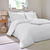 Linge de lit uni percale (blanc)