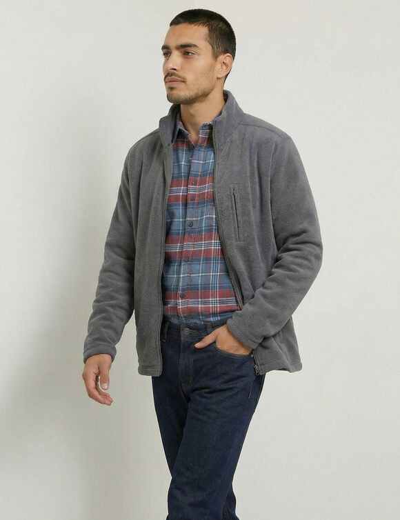 Blouson polaire sp&eacute;cial grand froid (anthracite)