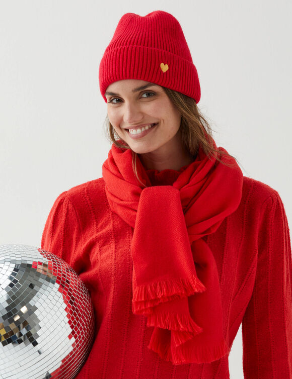 &Eacute;charpe chaude (rouge)