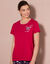 Pyjamashirt met korte mouwen (rood)