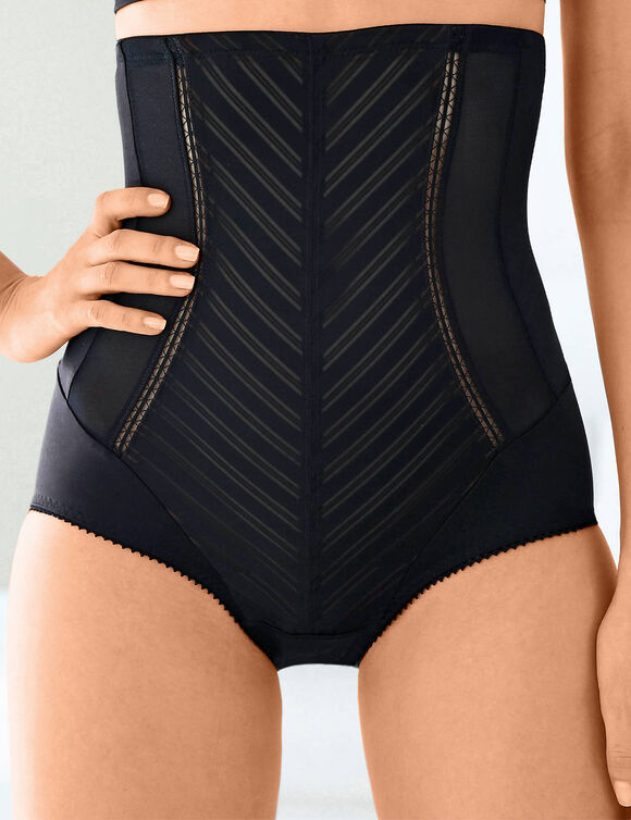 Culotte haute sculptante - maintien intense (noir)