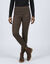 Legging &agrave; carreaux tiss&eacute;s-teints, taille &eacute;lastiqu&eacute;e (marron / noir)