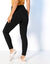 Legging met hoge taille, speciaal voor koud weer, uit molton (zwart)