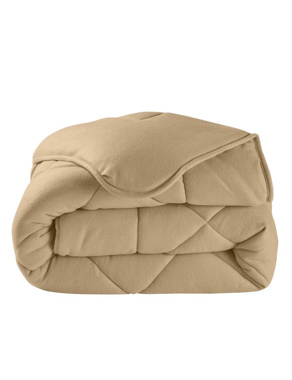 Deken in fleece 200g/m2 (hazelnootbruin)