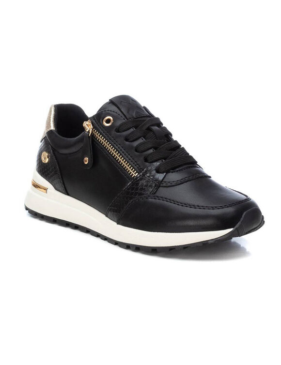 Sneakers met rits (zwart)