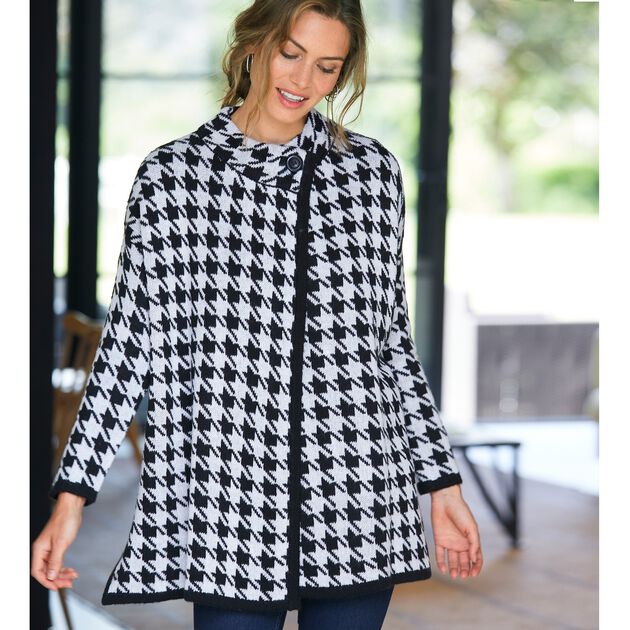 Grande taille FASHION 7STAR Cardigan à paillettes à manches longues pour femme