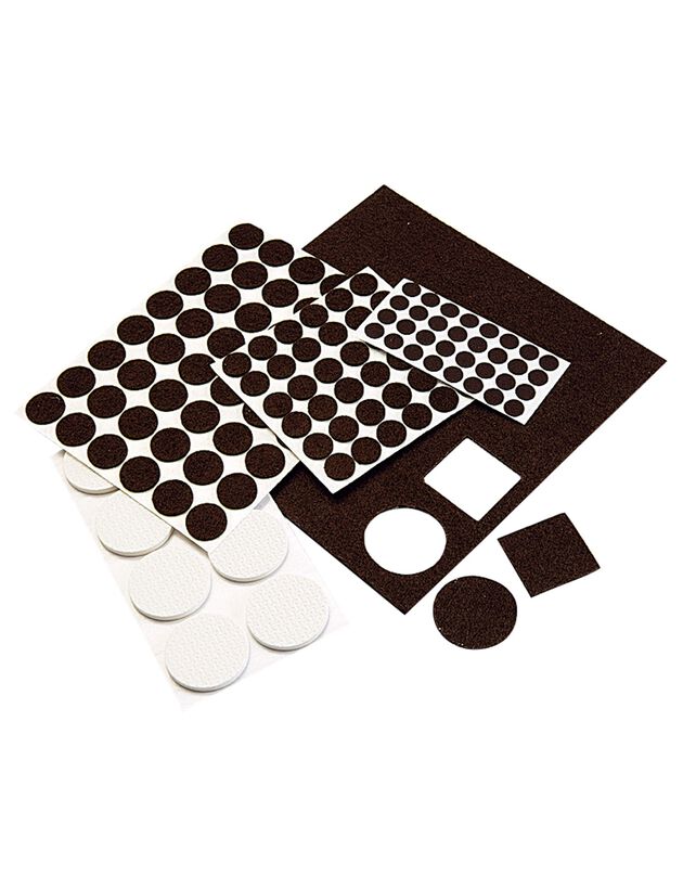 Stoelviltjes - set van 125 (zwart)