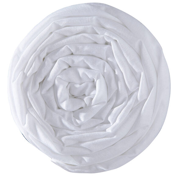 Drap-housse uni jersey bonnet 40 cm (blanc)