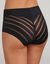 Diams' Control-slip met hoge taille voor een platte buik (zwart)