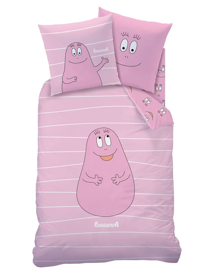 Parure de lit enfant Barbapapa® - coton (roze)