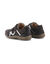 Derbies met klittenband, van leer, brede breedte van de pasvorm (chocolade)