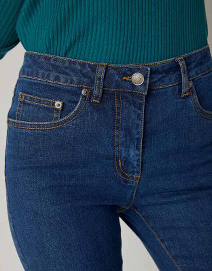 Stretchjeans in recht model - kleine lengte, dark blue Stretchjeans in recht model - kleine lengte, dark blue, hi-res image number 7