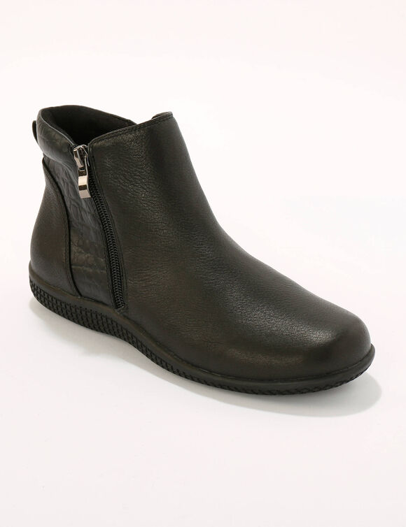 Boots cuir (noir)