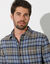 Chemise extra-longue carreaux flanelle (kaki)