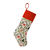 Chaussette de Noël décorative. (rouge)
