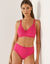 Maxislip in ajourkatoen - Set van 2 (roze + marine)