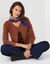 Veste matelass&eacute;e zipp&eacute;e (caramel)