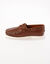 Bootschoenen in leer (bruin)