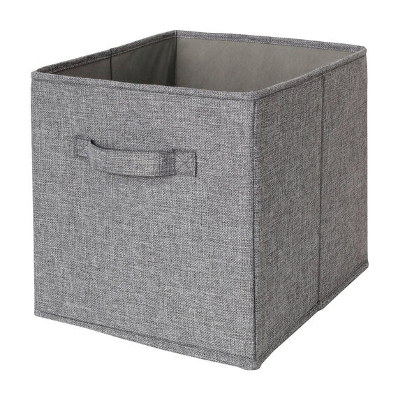 Cube de rangement pliable gris (gris)