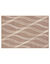 Tapis d&eacute;coratif motif vagues (taupe)