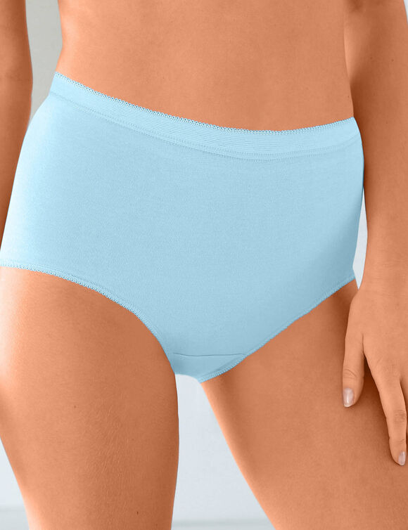 Culotte super maxi basique - lot de 3 (ciel + corail + lavande)