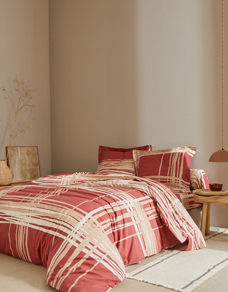 Linge de lit Augustin coton (terracotta)