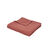 Jeté de canapé ou plaid uni nid d’abeille - coton (terracotta)